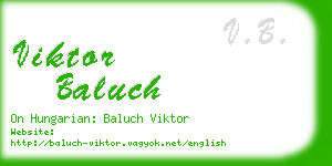 viktor baluch business card